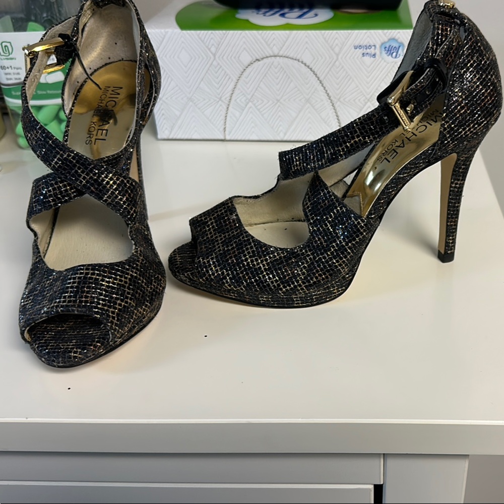 Michael Kors Black Glamorous Platform Heels
